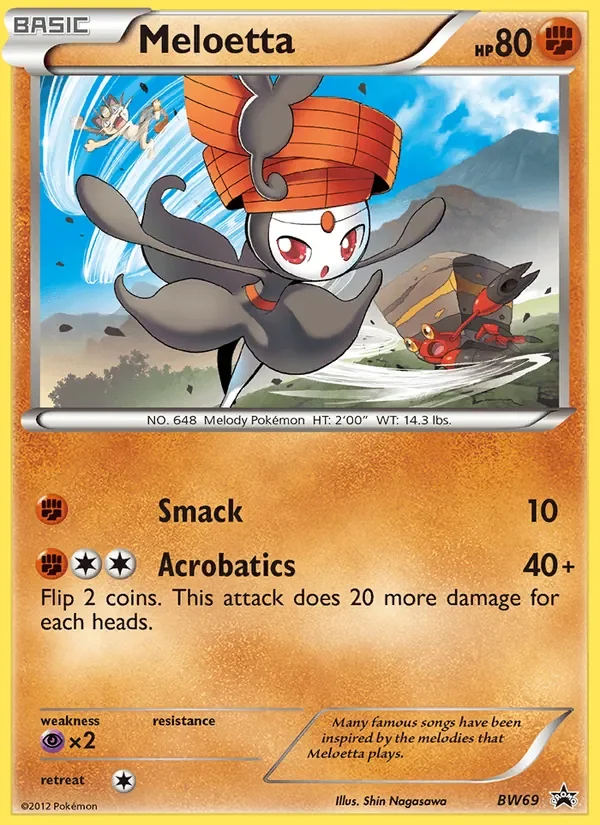 Meloetta - Non-holo