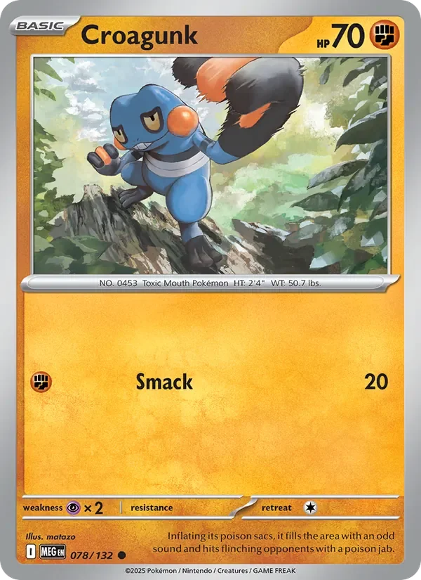 Croagunk - Non-holo