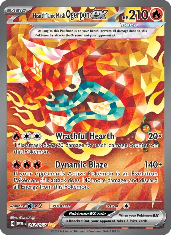 Hearthflame Mask Ogerpon ex - Full Art