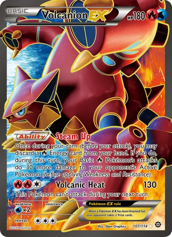 Volcanion EX - Non-holo