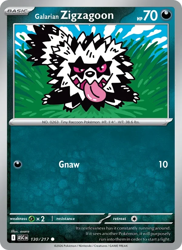 Galarian Zigzagoon - Non-holo