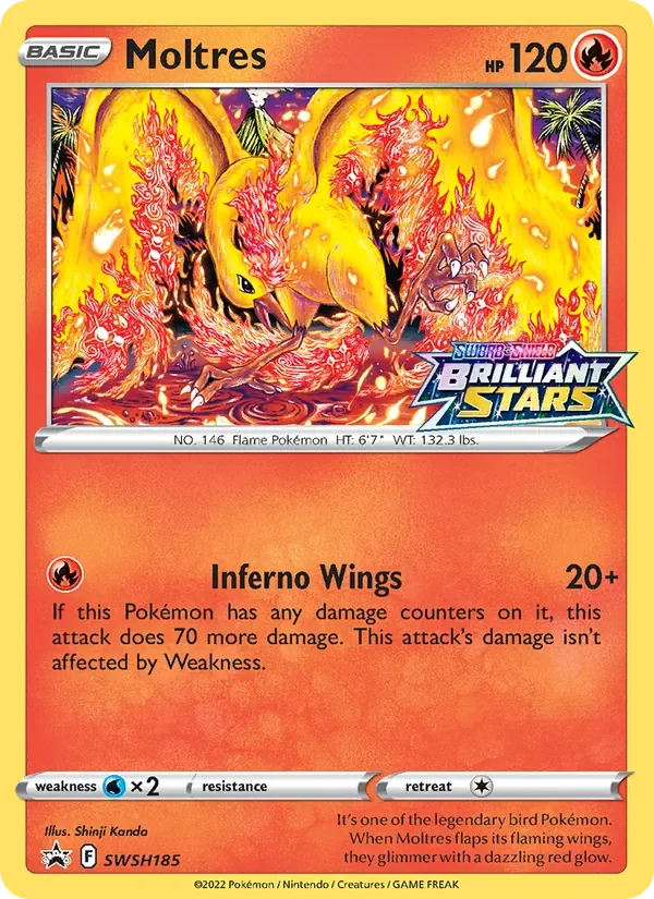 Moltres - Holo - Set Logo
