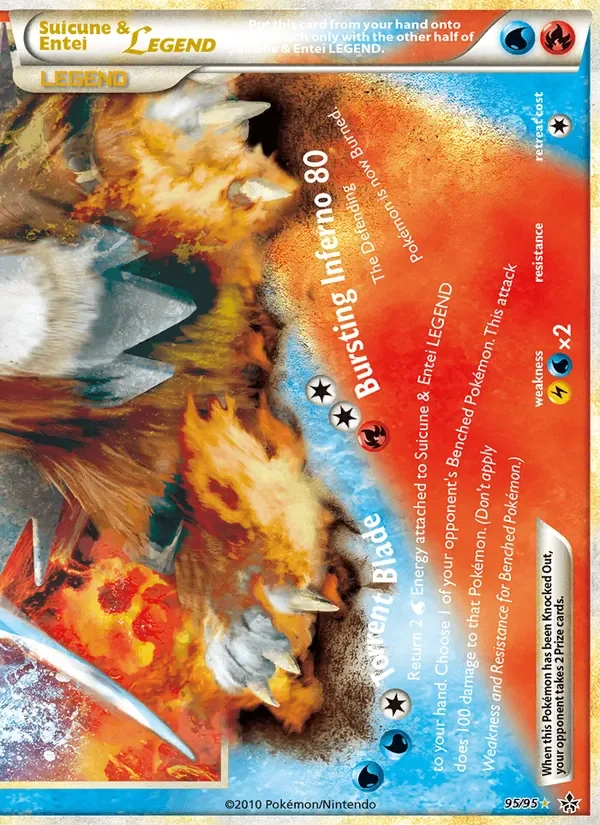Suicune & Entei LEGEND - Non-holo - Ross Cawthorn