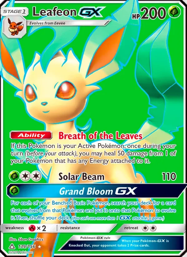 Leafeon GX - Non-holo