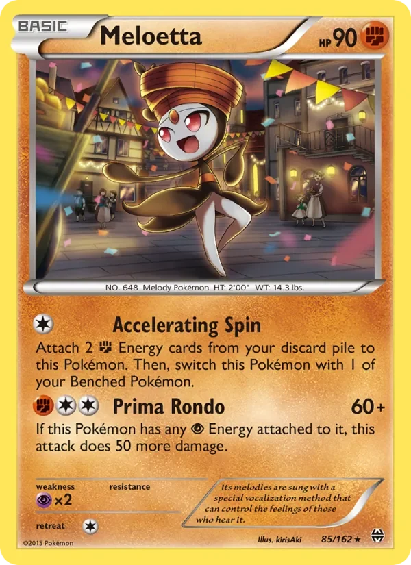 Meloetta - Non-holo
