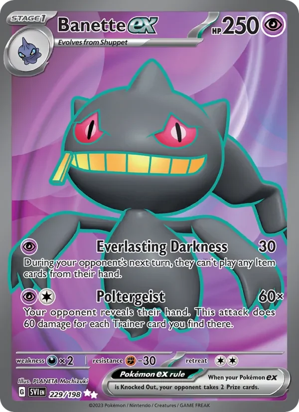 Banette ex - Full Art