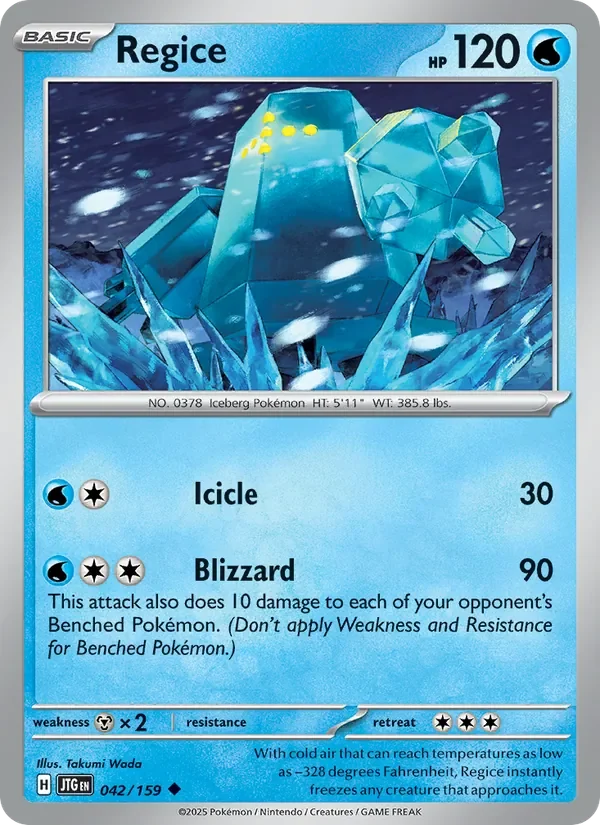 Regice - Non-holo