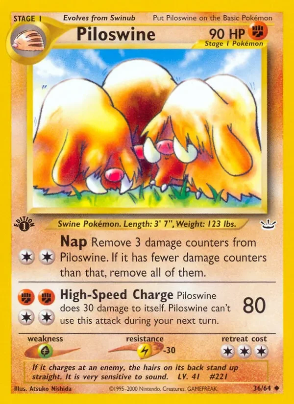 Piloswine - Non-holo