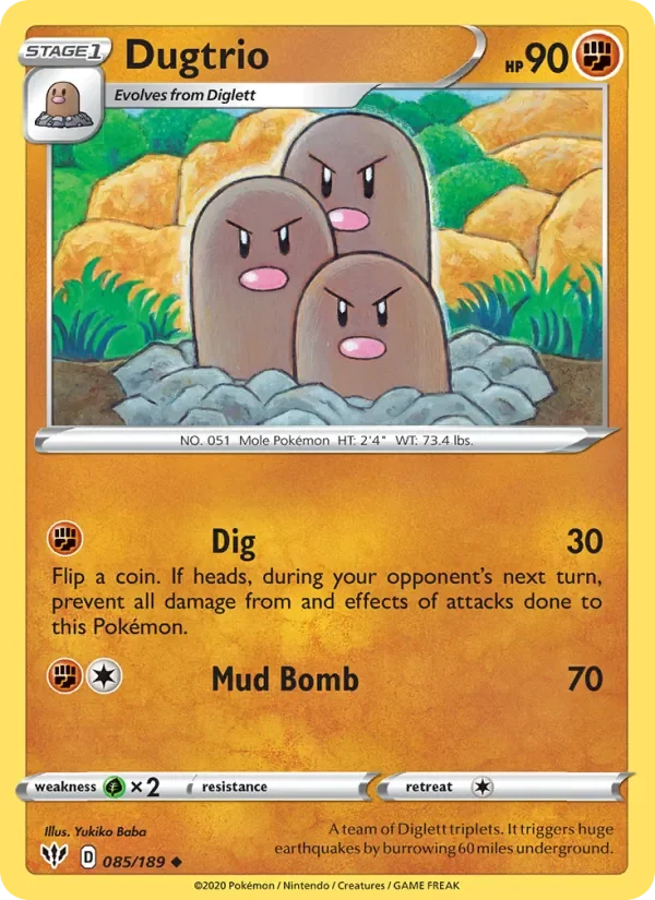 Dugtrio - Non-holo