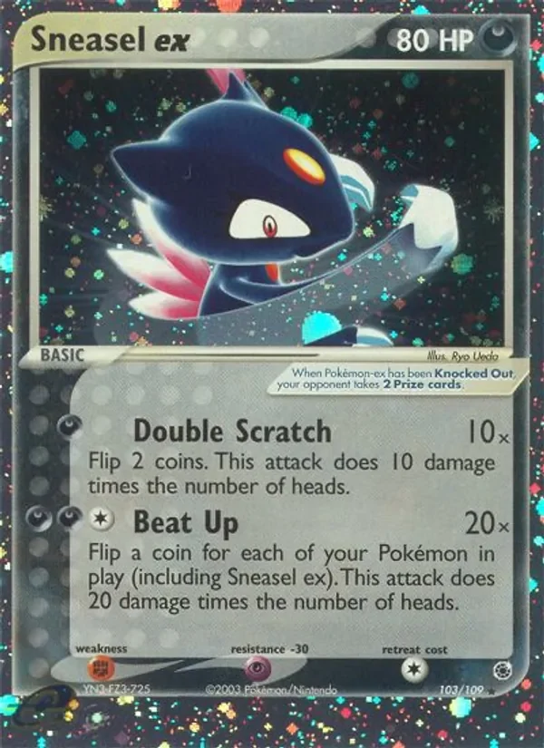Sneasel ex - Holo