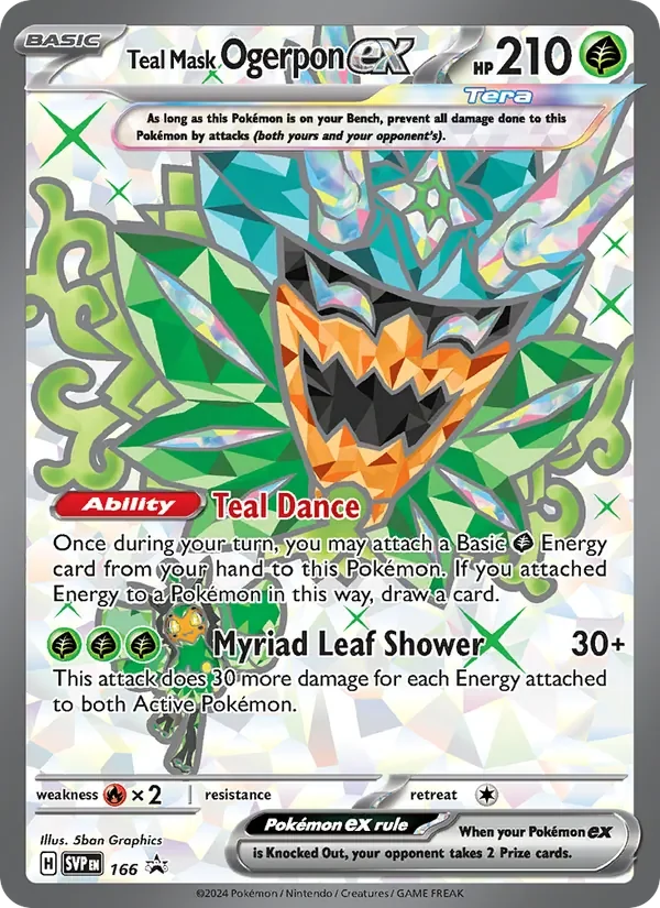 Teal Mask Ogerpon ex - Holo