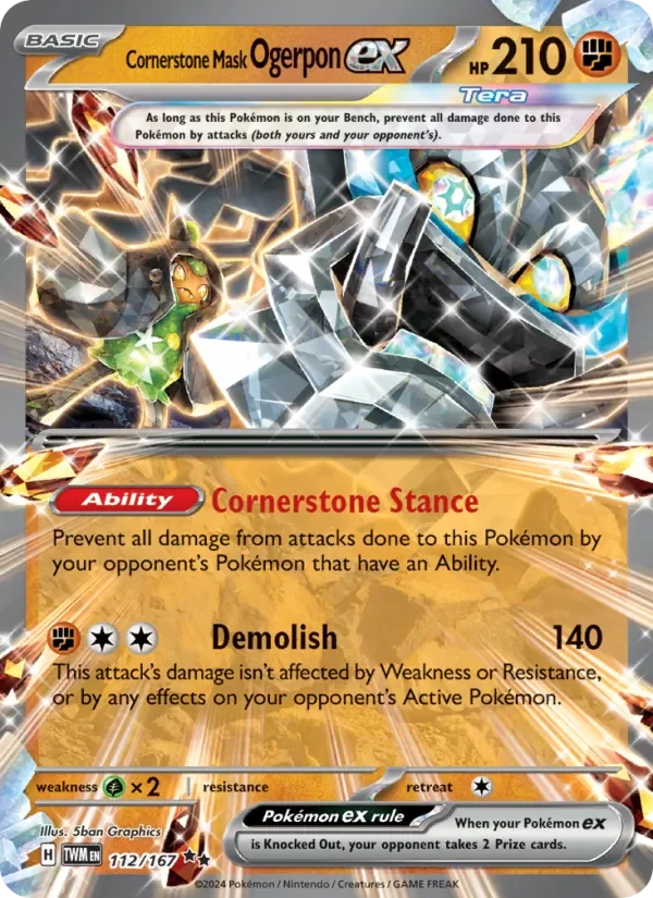 Cornerstone Mask Ogerpon ex - Holo