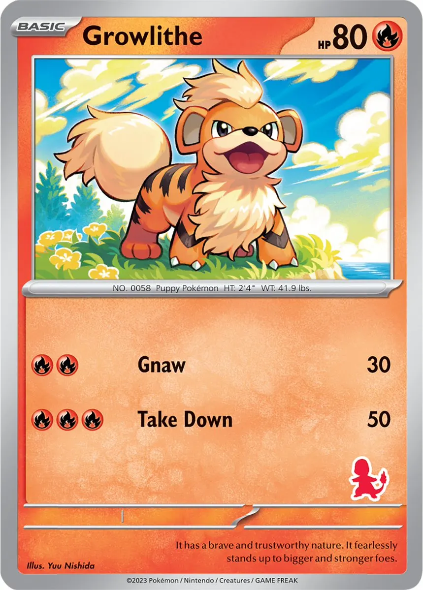 Growlithe - Non-holo - Charmander