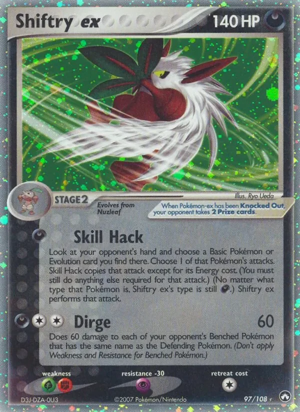 Shiftry ex - Holo