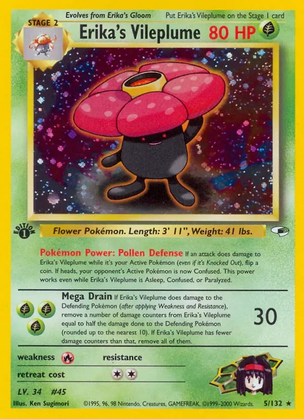 Erika's Vileplume - Holo