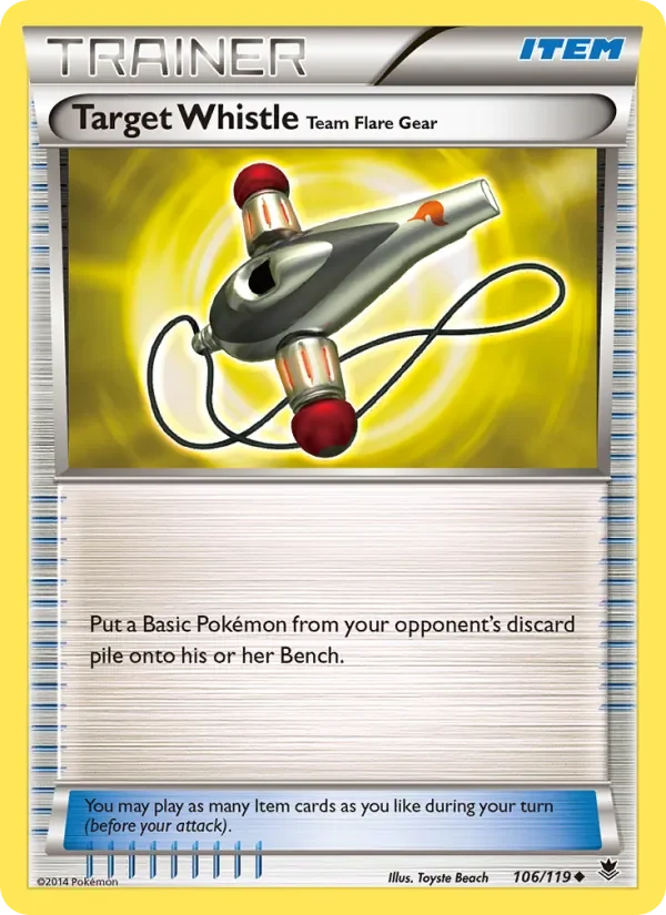 Target Whistle Team Flare Gear - Non-holo