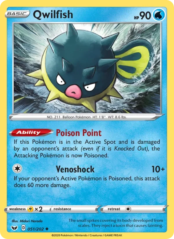 Qwilfish - Non-holo