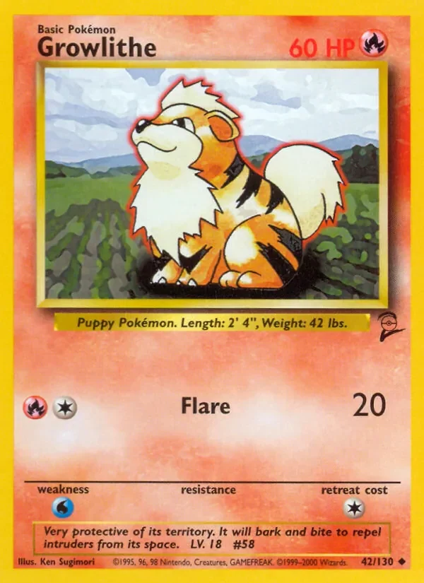Growlithe - Non-holo