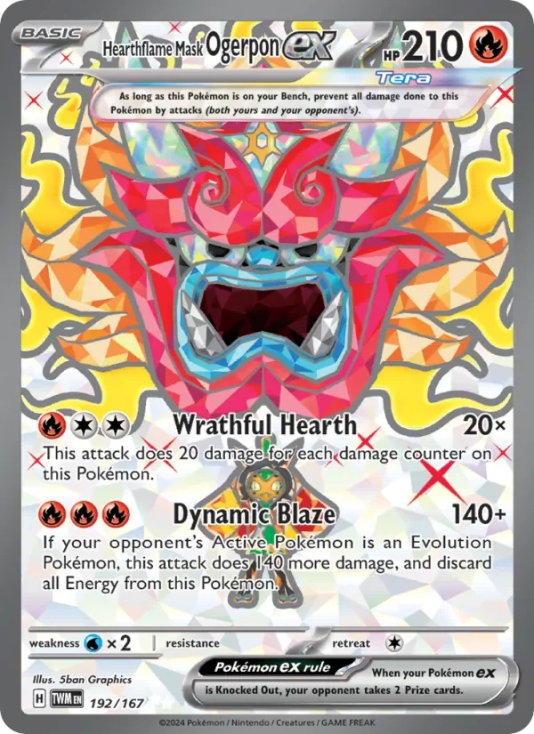 Hearthflame Mask Ogerpon ex - Full Art