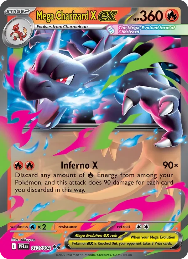 Mega Charizard X ex - Holo