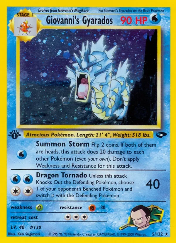Giovanni's Gyarados - Holo