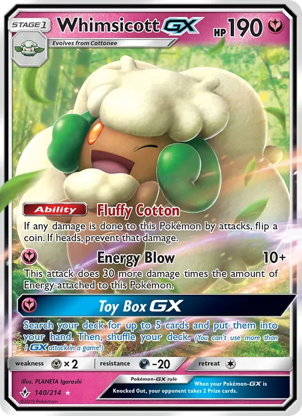 Whimsicott GX - Non-holo