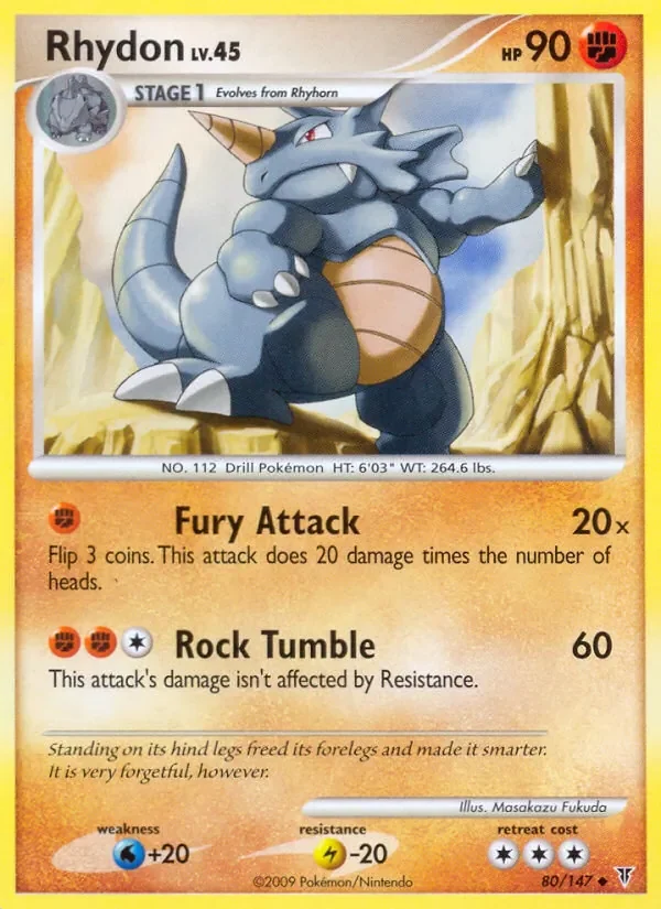 Rhydon - Non-holo