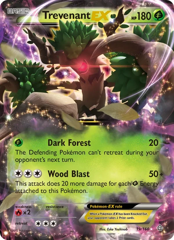 Trevenant EX - Non-holo