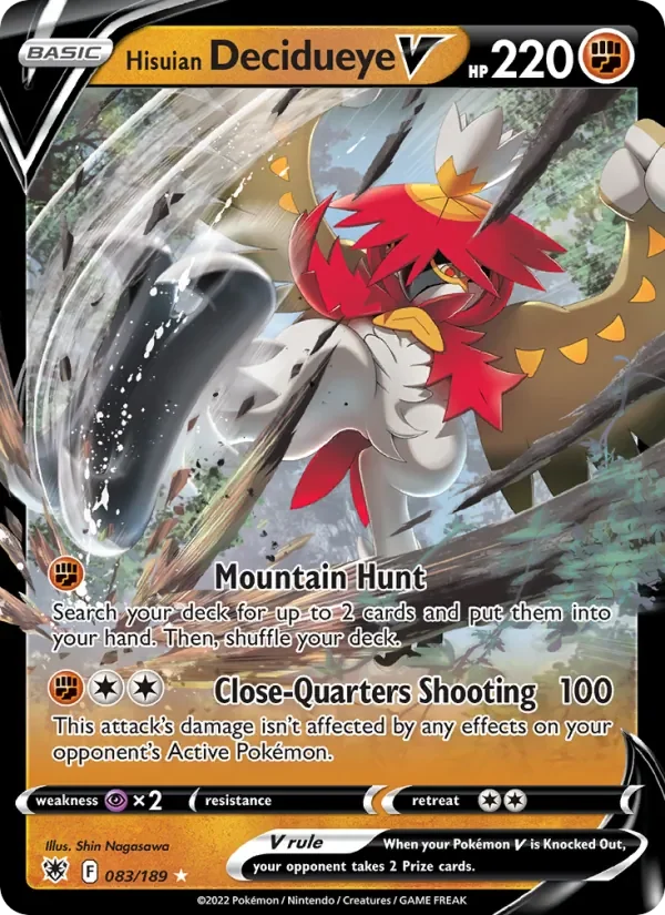 Hisuian Decidueye V - Holo