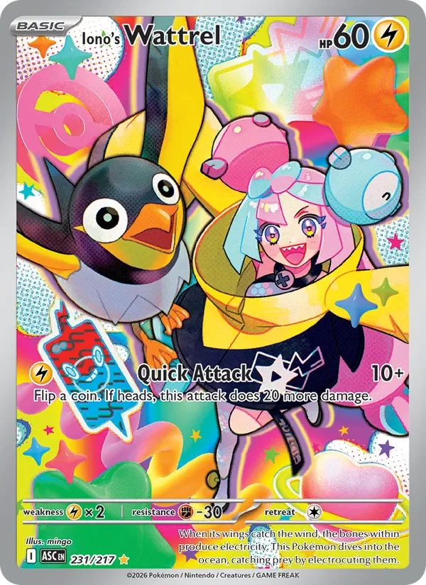 Iono's Wattrel - Full Art