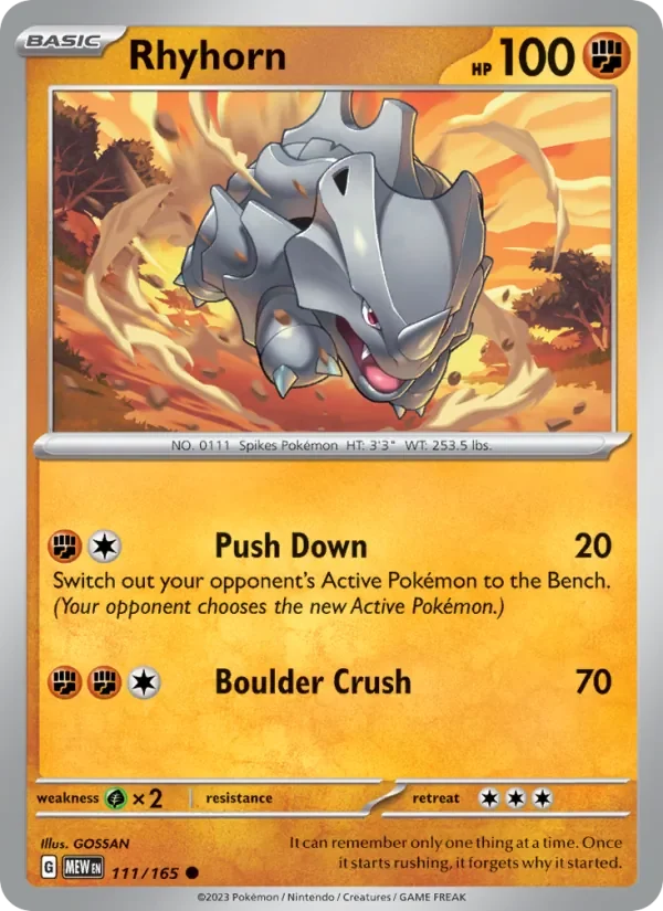 Rhyhorn - Non-holo