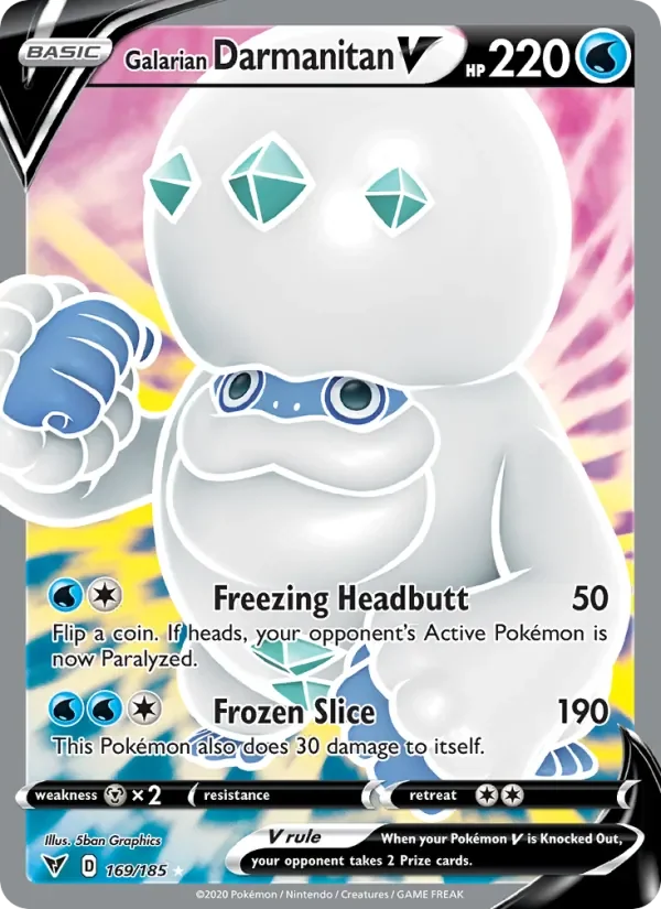 Galarian Darmanitan V - Holo