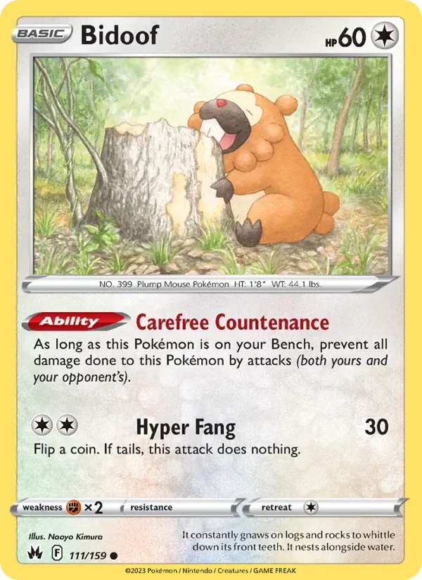 Bidoof - Non-holo