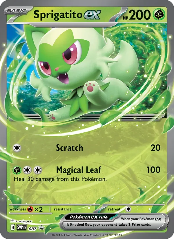 Sprigatito ex - Holo
