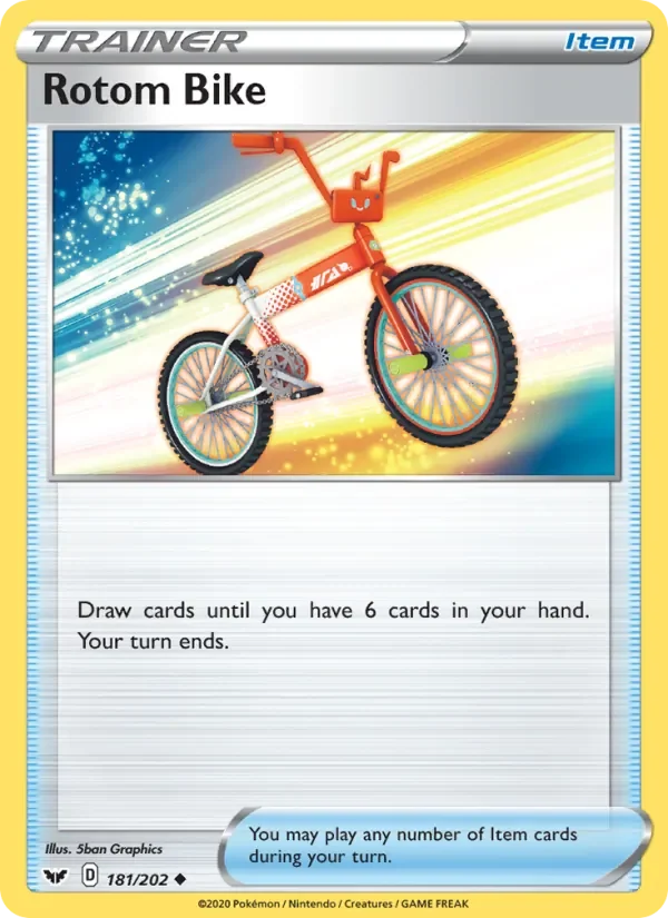 Rotom Bike - Non-holo
