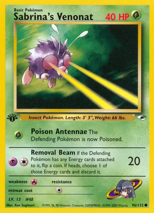 Sabrina's Venonat - Non-holo