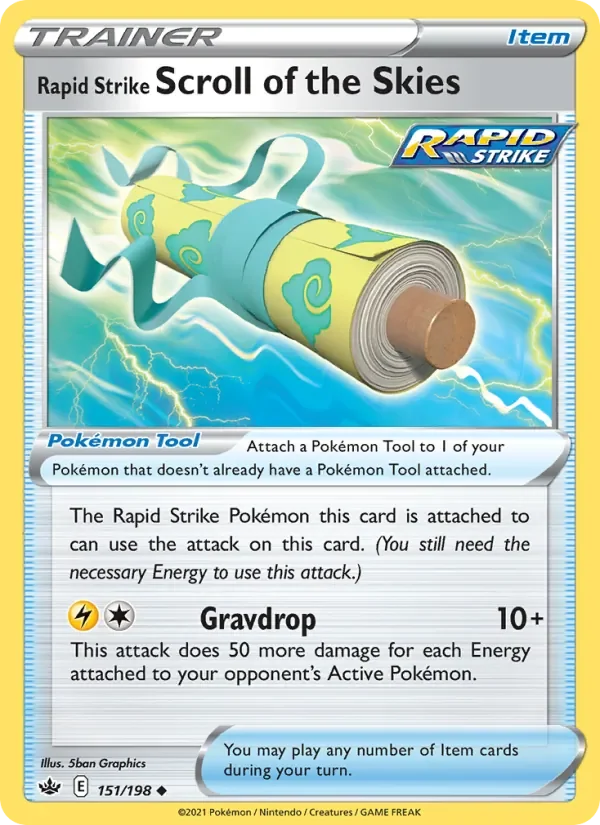 Rapid Strike Scroll of the Skies - Non-holo