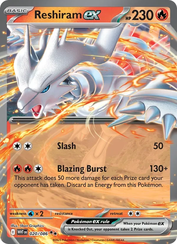 Reshiram ex - Holo