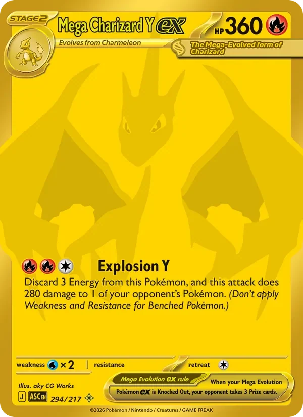 Mega Charizard Y ex - Holo