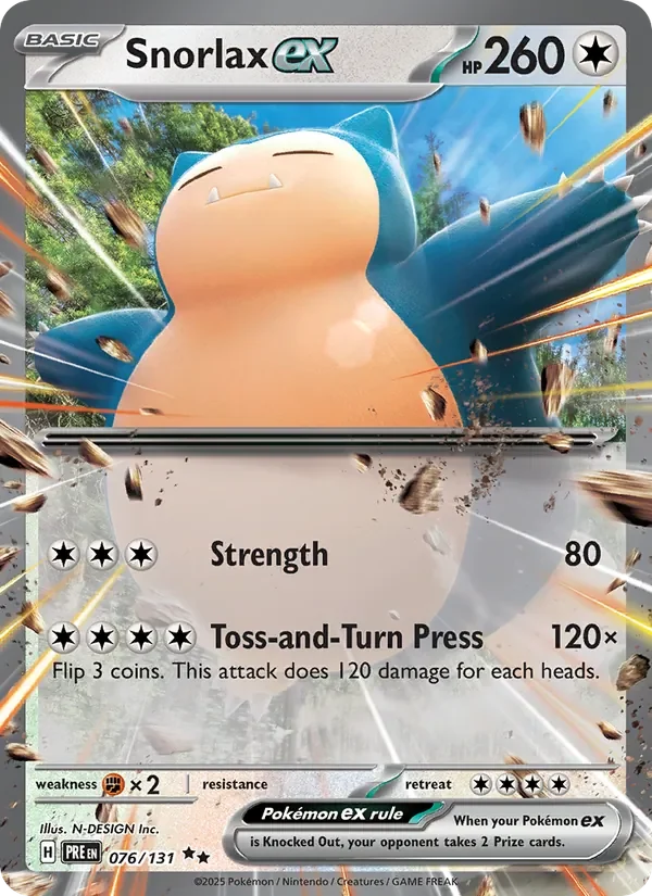 Snorlax ex - Holo