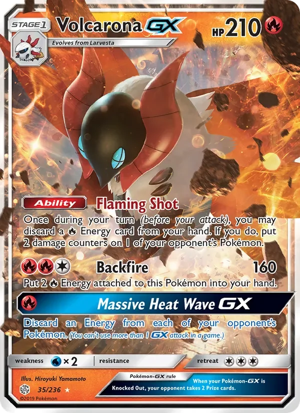 Volcarona GX - Non-holo
