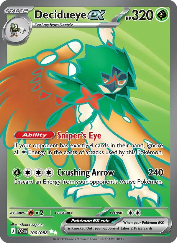 Decidueye ex - Full Art