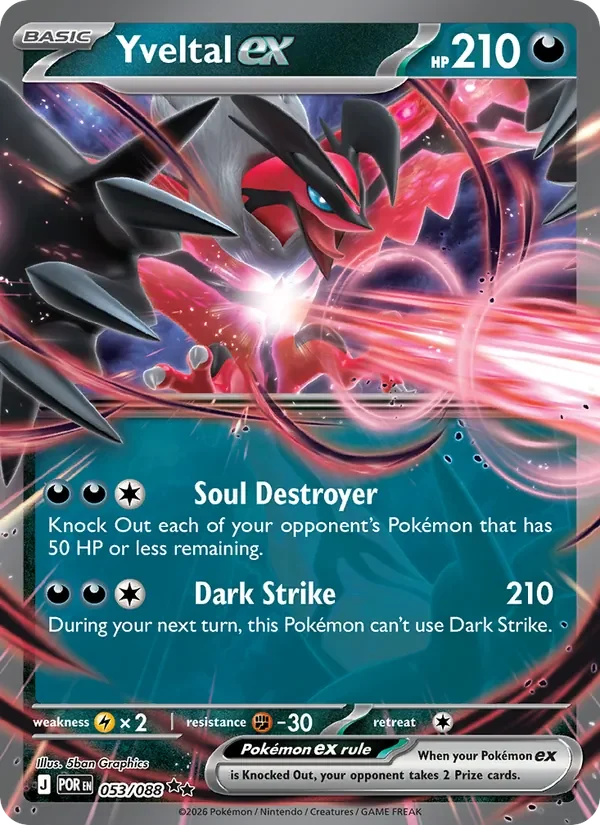 Yveltal ex - Holo