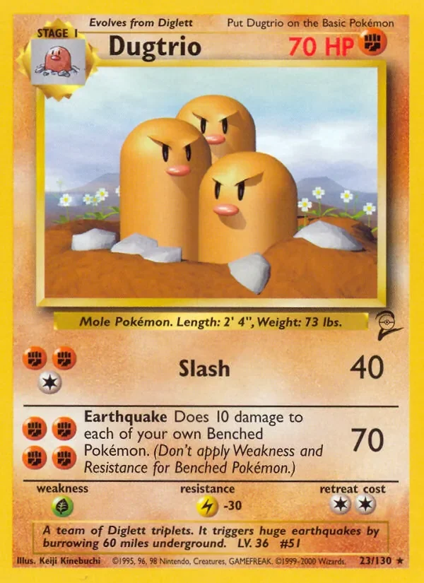 Dugtrio - Non-holo