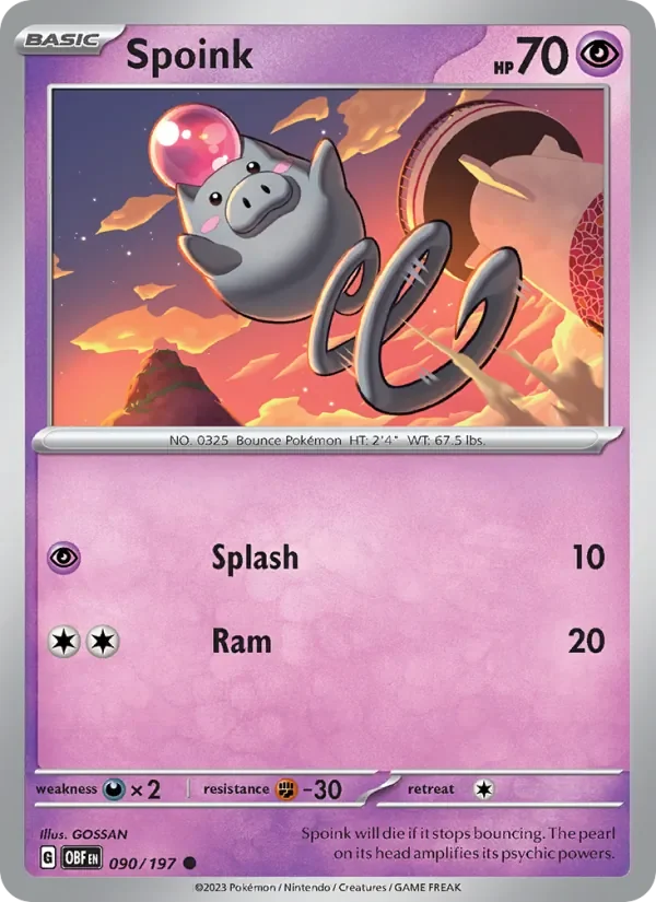 Spoink - Non-holo