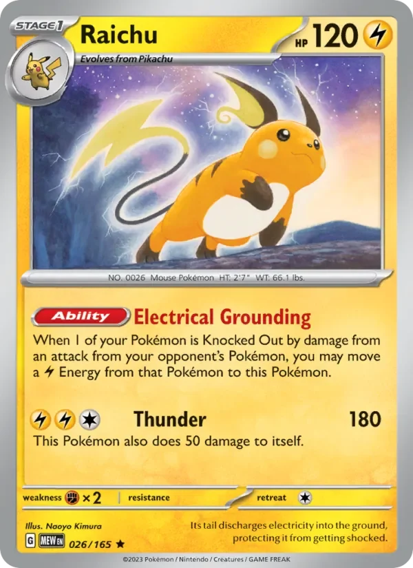 Raichu - Holo