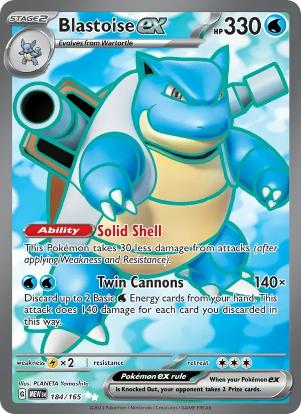 Blastoise ex - Full Art