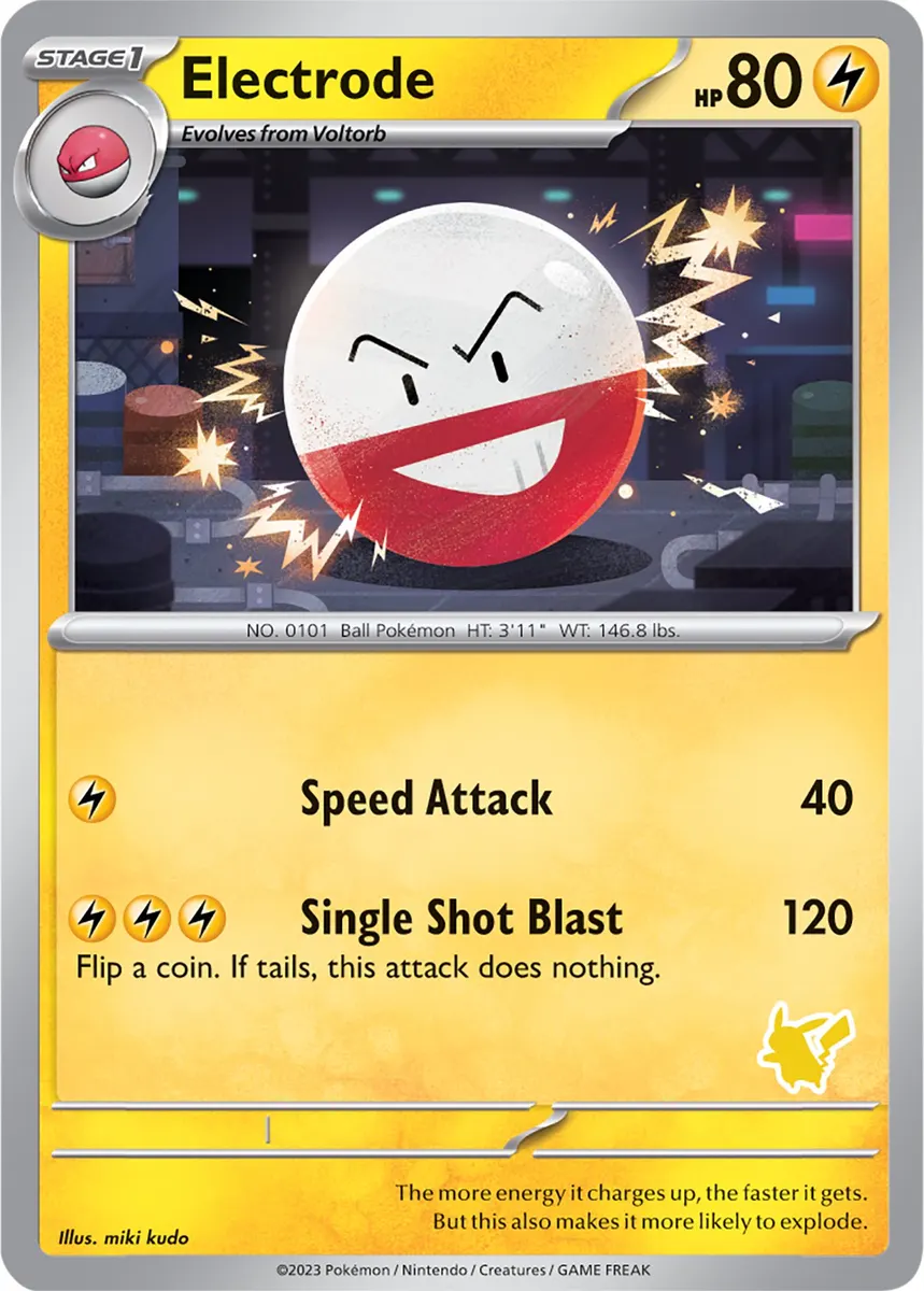 Electrode - Non-holo - Pikachu