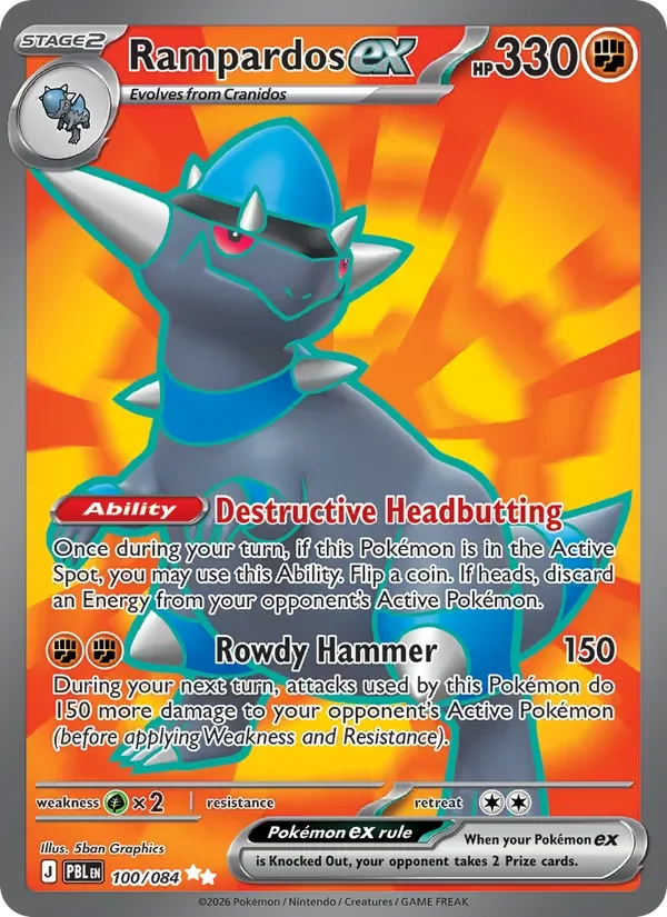 Rampardos ex - Full Art