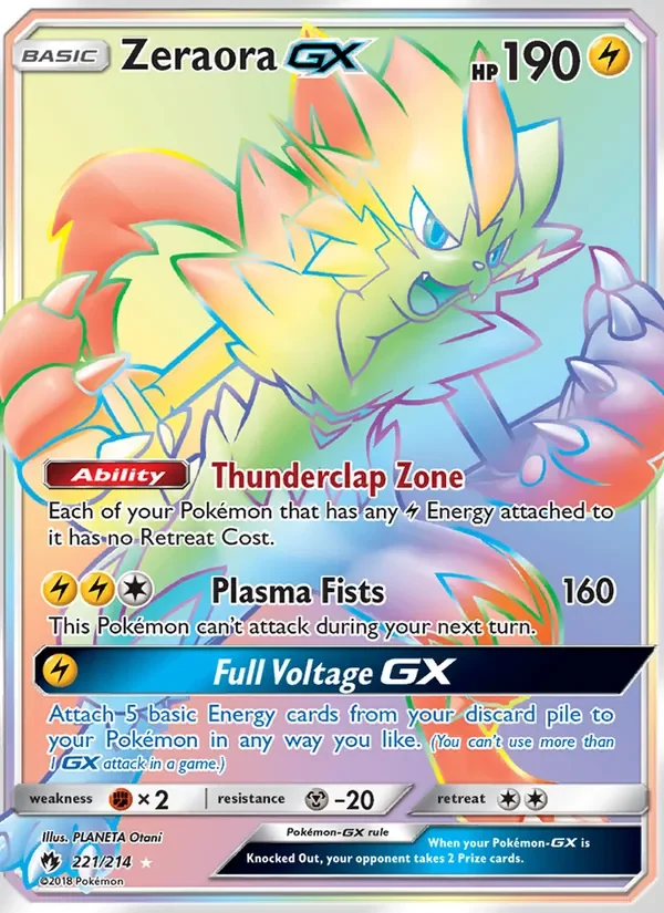 Zeraora GX - Non-holo